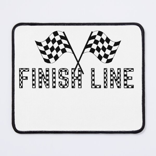 Item preview, finish line text design designed and sold by nasani.