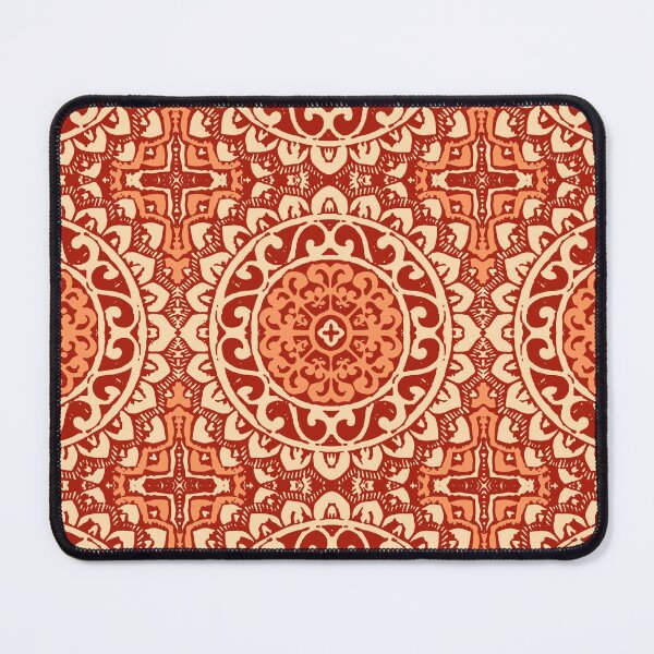 Artikelvorschau, Südwestlicher Sun-Mandala-Batik, Coral Orange entworfen und verkauft von Marymarice.