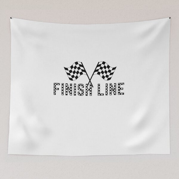 Item preview, finish line text design designed and sold by nasani.