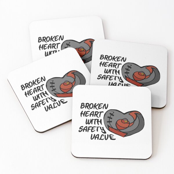 Item preview, Broken Heart with Safety Valve designed and sold by emhoteb.
