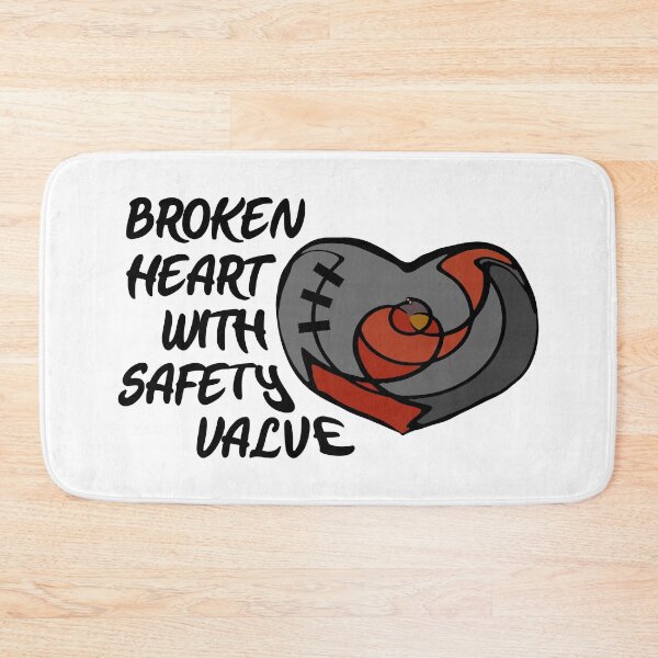 Item preview, Broken Heart with Safety Valve designed and sold by emhoteb.