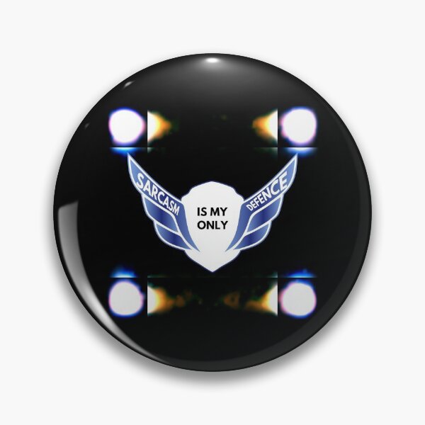 Item preview, psychadelic shield of sarcasm - Sarcasm Is My Only Defence designed and sold by UnseenCreations.