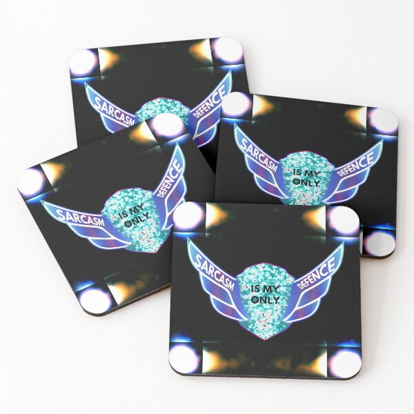 Item preview, psychadelic shield of sarcasm - Sarcasm Is My Only Defence designed and sold by UnseenCreations.
