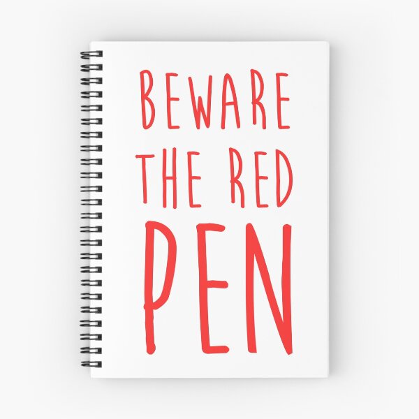 Item preview, Beware the red pen designed and sold by Mad Over Store.