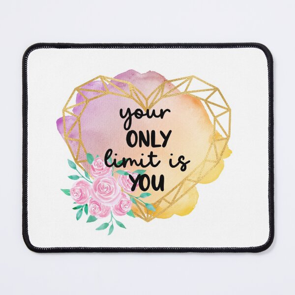 Item preview, Your only limit is you. Motivational quote,  Inspirational saying designed and sold by Katine-Art.