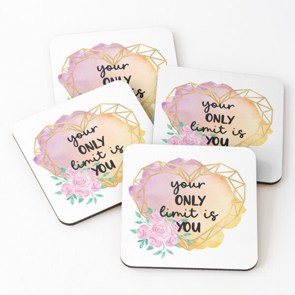 Item preview, Your only limit is you. Motivational quote,  Inspirational saying designed and sold by Katine-Art.