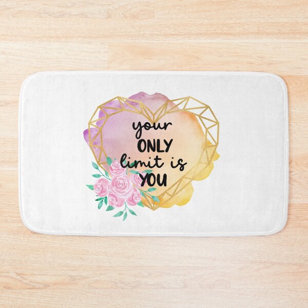 Item preview, Your only limit is you. Motivational quote,  Inspirational saying designed and sold by Katine-Art.