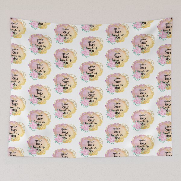 Item preview, Your only limit is you. Motivational quote,  Inspirational saying designed and sold by Katine-Art.