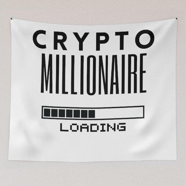 Item preview, Crypto Millionaire Motivational designed and sold by H3arthack3r.