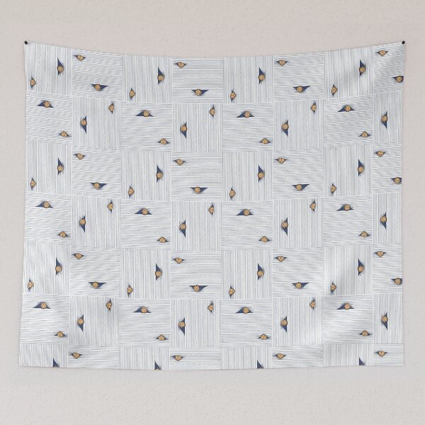Item preview, Cute Critter Peeking from Lines designed and sold by Zab Butler Design.