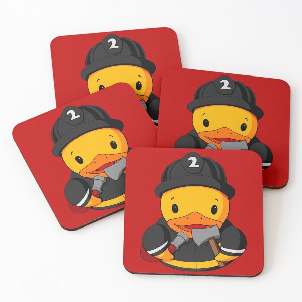 Item preview, Fireman Rubber Duck designed and sold by Alisha Ober Designs.
