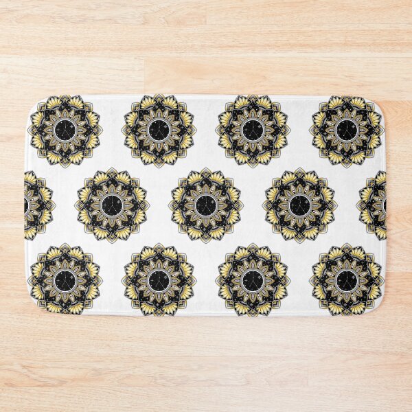 Item preview, Cancer zodiac sign - Yellow lotus mandala art designed and sold by LorenaElenaArt.