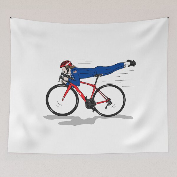 Item preview, Christina Birch swaps cycling for outer space (HD) designed and sold by @p3p3ncil.