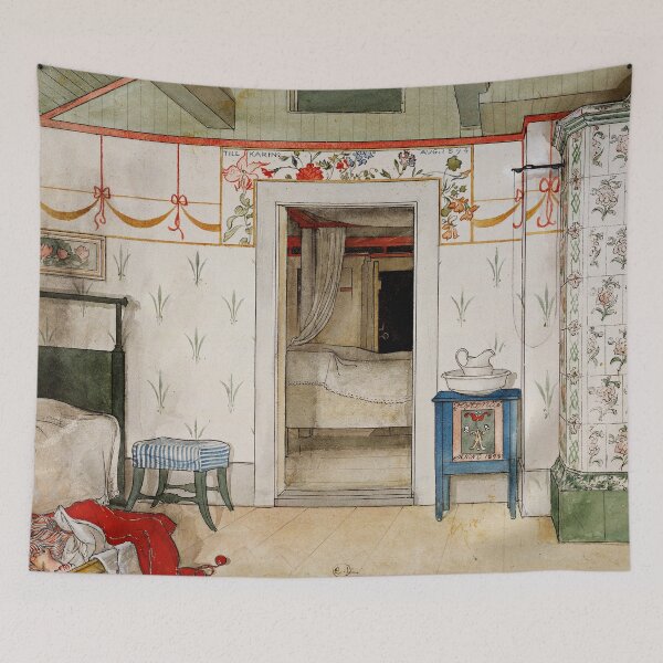 Item preview, Brita's Forty Winks - Carl Larsson designed and sold by brushandframes.