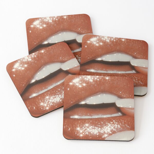 Item preview, Labios de moda brillantes, glamurosos, vintage, retro y estéticos designed and sold by samararibas.