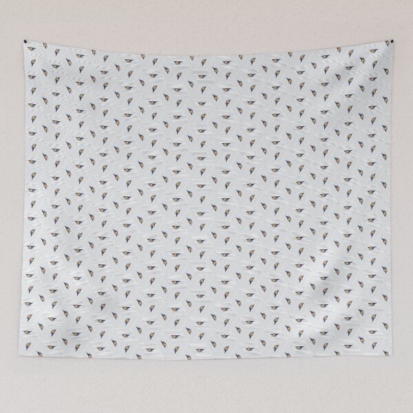 Item preview,  Cute Critter Peeking from Lines designed and sold by Zab Butler Design.