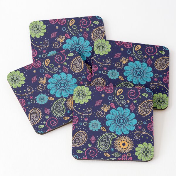 Item preview, Paisley floral - Midnight Floral designed and sold by Jackmorial.