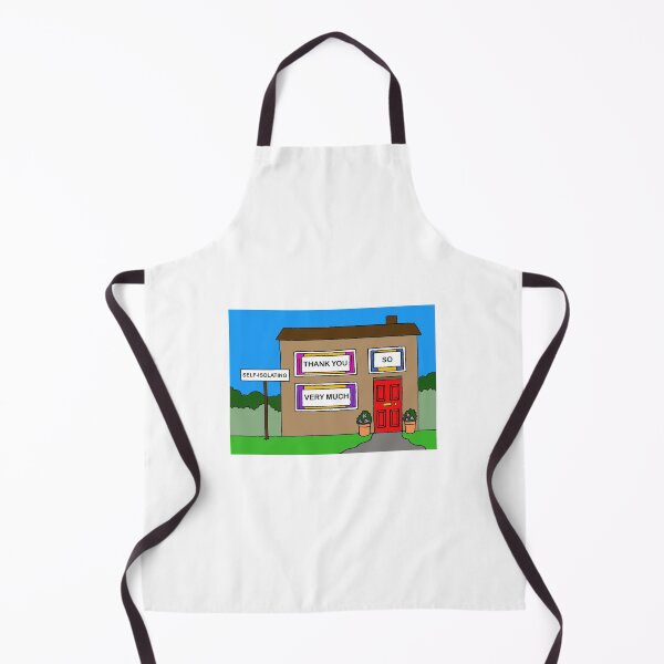 Item preview, Coronavirus Self-isolating Thank you Cartoon House designed and sold by KateTaylor.