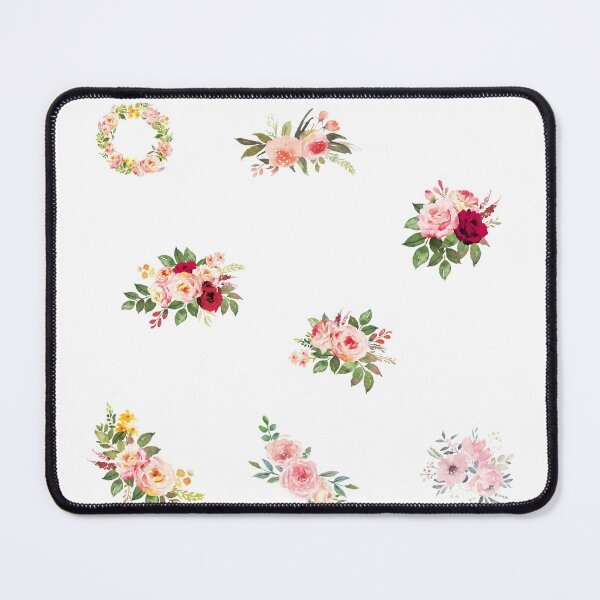 Item preview, Vintage Mixed Watercolor Pink and Red Roses designed and sold by silviaol.