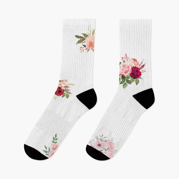 Item preview, Vintage Mixed Watercolor Pink and Red Roses designed and sold by silviaol.