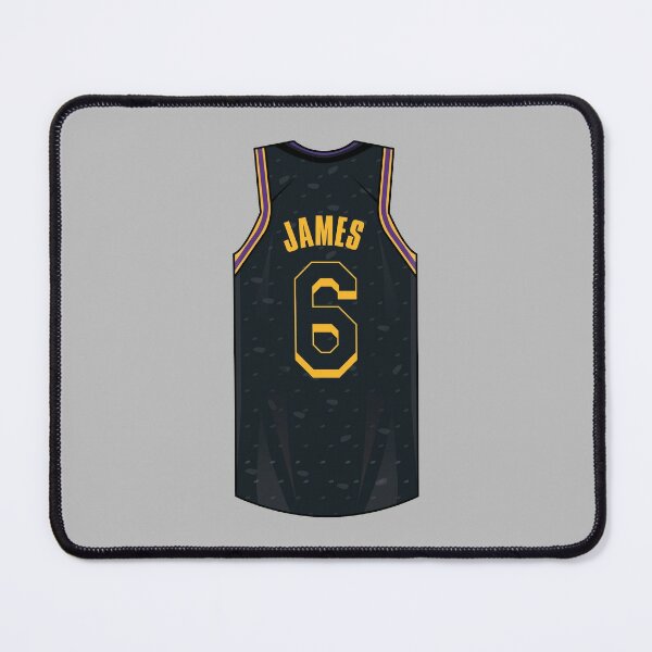 LEBRON JAMES 23 NBA JERSEY SLEVELESS SHIRT Black GOLD LOS ANGELES LAKERS  Med