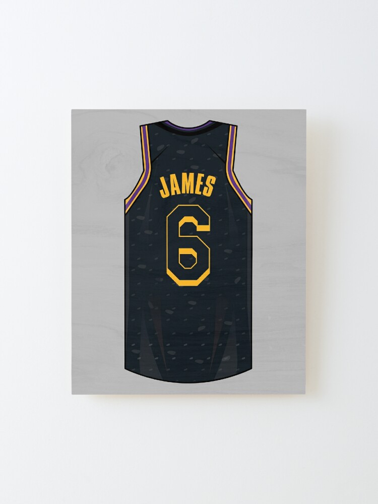 Lebron James Jersey History Poster for Sale by WalkDesigns