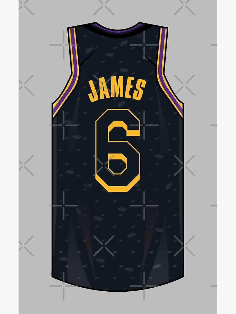 Lebron James Mamba Jersey Poster for Sale by WalkDesigns