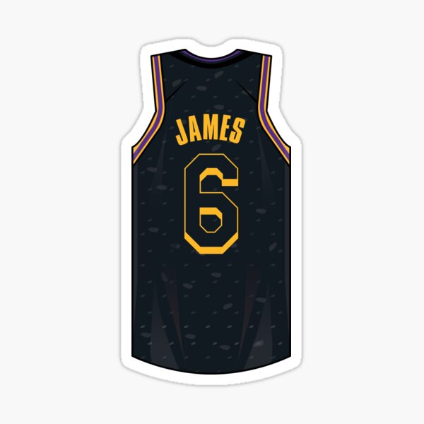 Lebron James Mamba Jersey Sticker