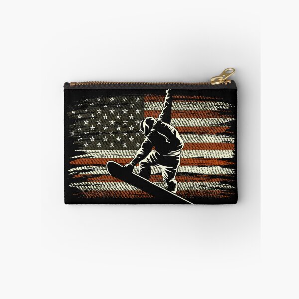 Item preview, Snowboarding American Flag For Snowboarder Skiing Snowboard designed and sold by tincho86tb.