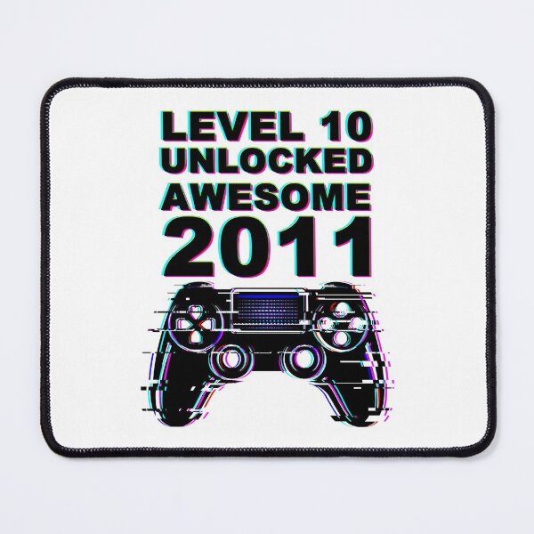 Item preview, Level 10 Unlocked Awesome 2011 Video Game 10th Birthday Gift designed and sold by Jackmorial.