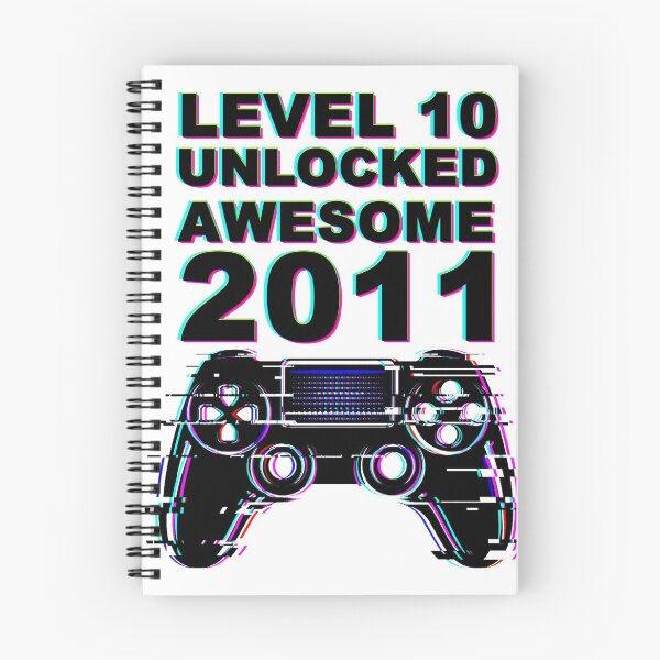 Item preview, Level 10 Unlocked Awesome 2011 Video Game 10th Birthday Gift designed and sold by Jackmorial.