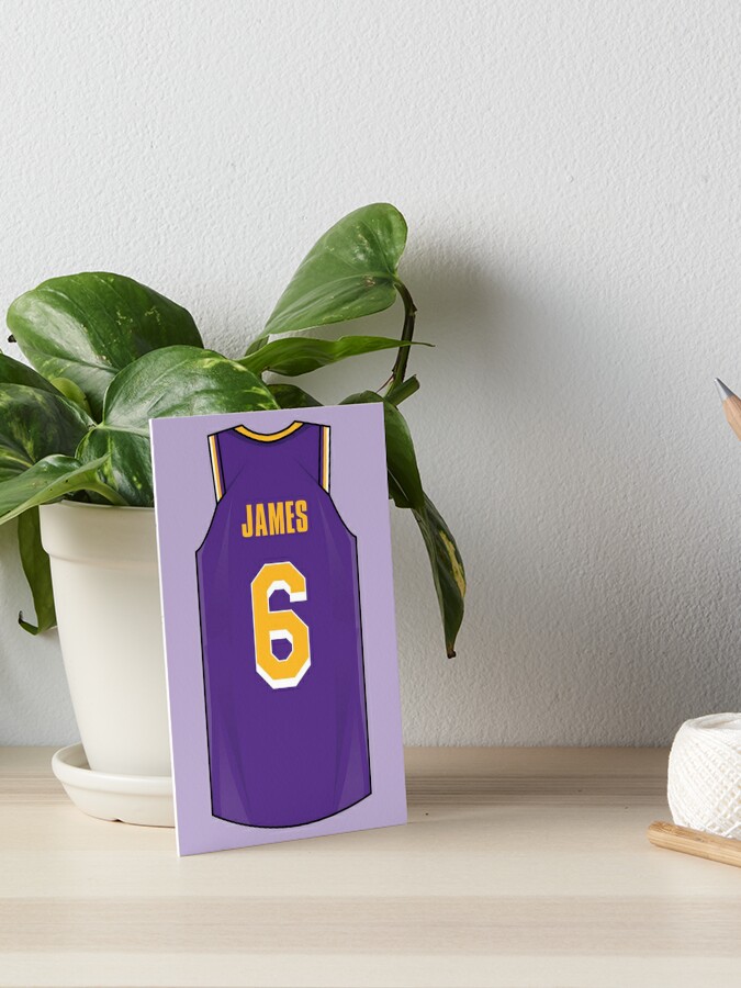 Lebron James Jersey Poster for Sale by WalkDesigns