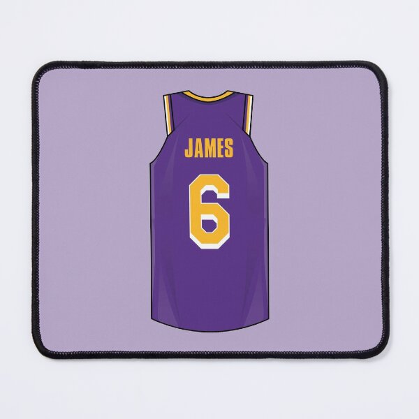 LeBron James Jersey Sticker for Sale by designsheaven