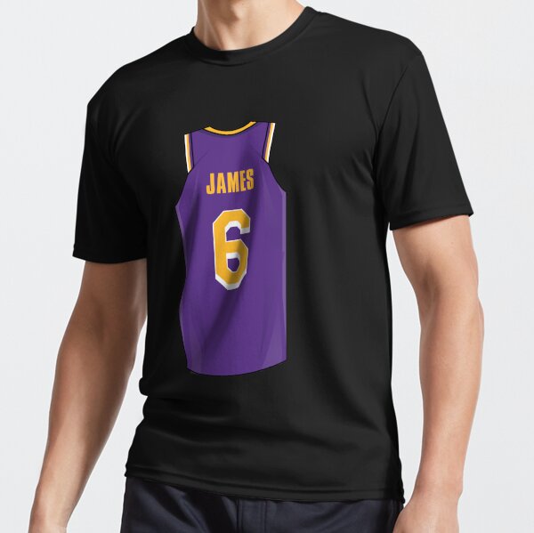 NBA Los Angeles Lakers LeBron James #6 Hoodie Pullover Mens Medium