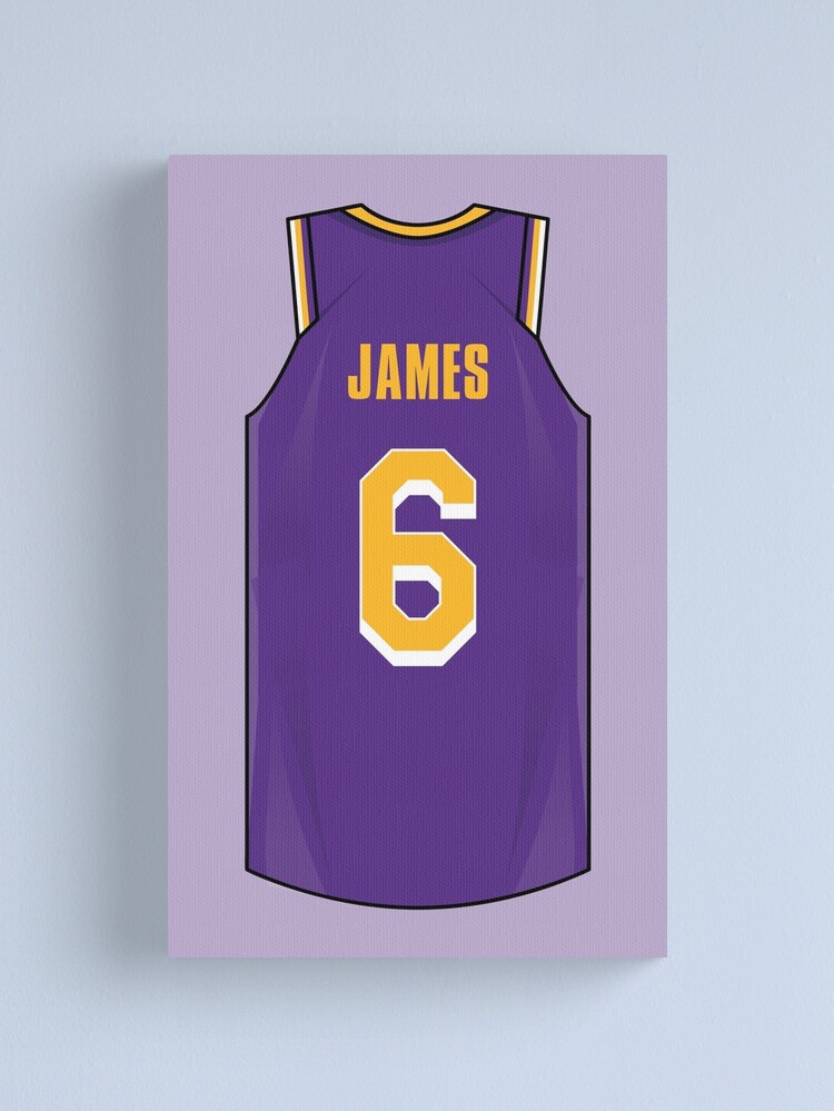 Lebron James Jersey History Poster for Sale by WalkDesigns