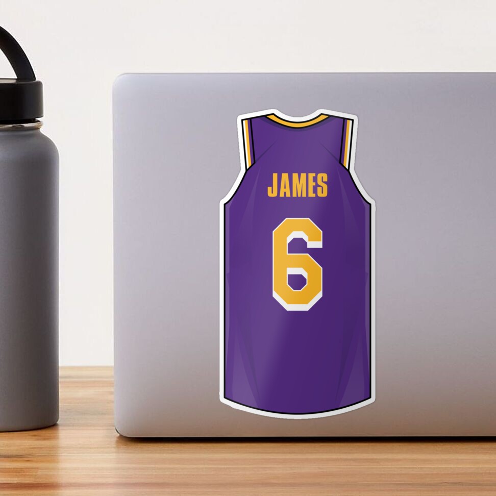 Lebron James Jersey Poster for Sale by WalkDesigns