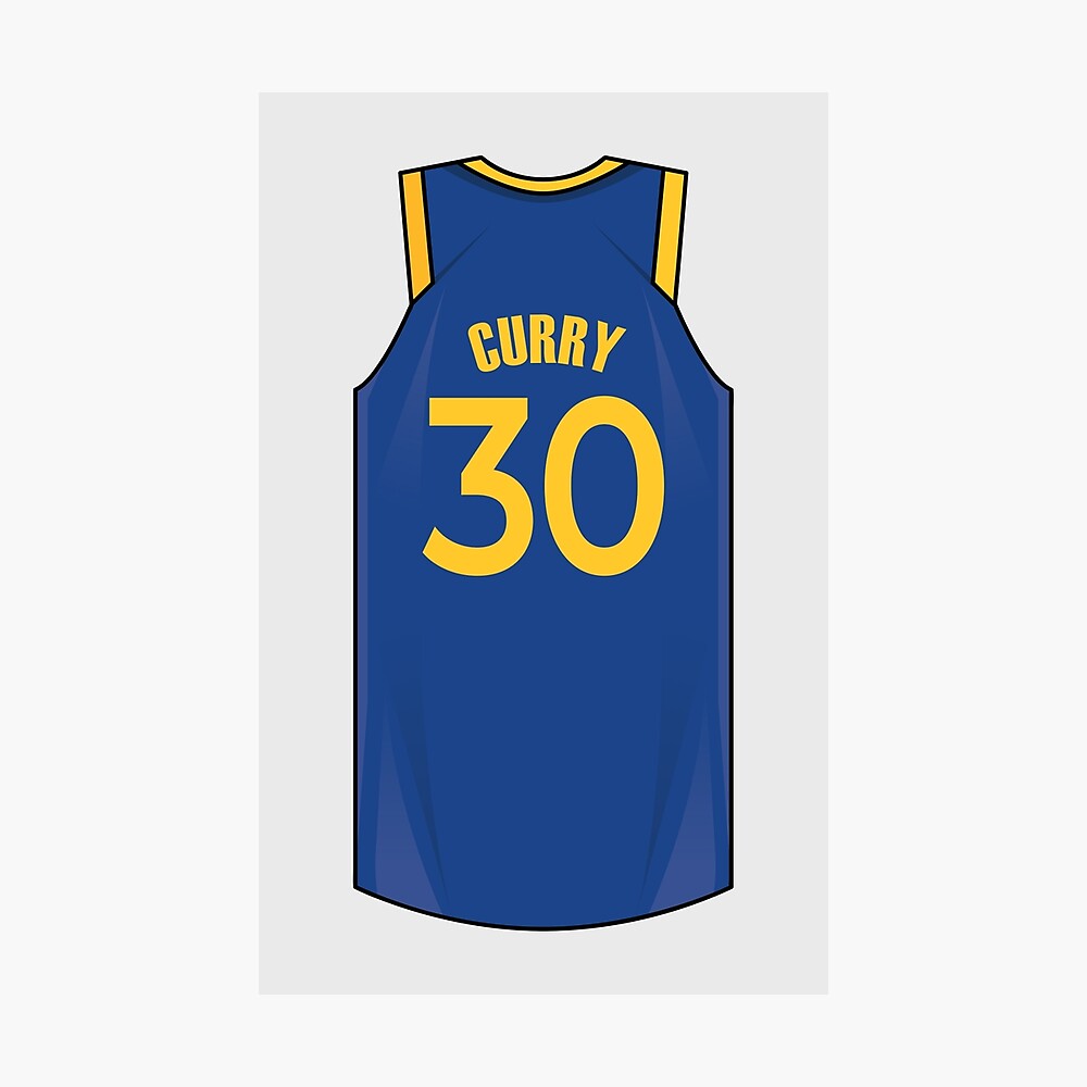 Steph Curry Jersey' Poster for Sale by WalkDesigns