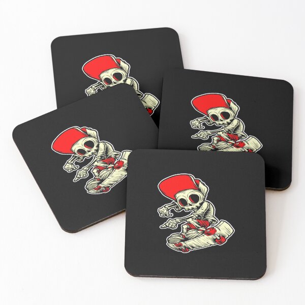 Item preview, Skull Art  Digital Style Bone Skate Skull designed and sold by AEGMEDIA.