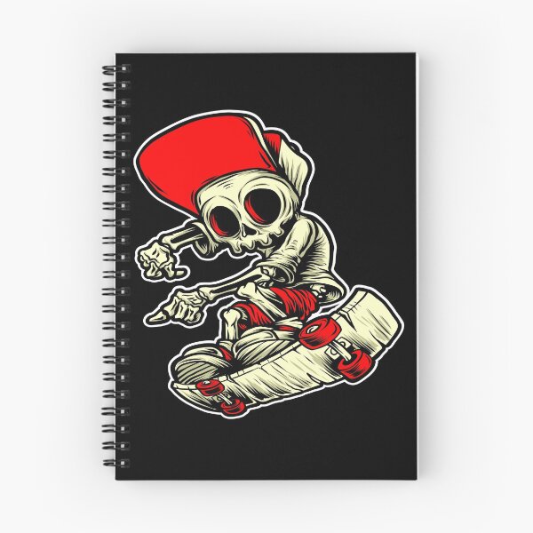 Item preview, Skull Art  Digital Style Bone Skate Skull designed and sold by AEGMEDIA.