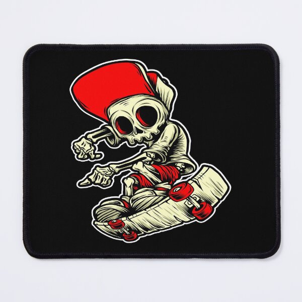 Item preview, Skull Art Digital Style Bone Skate Skull designed and sold by AEGMEDIA.