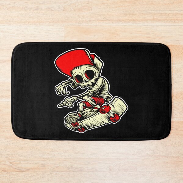 Item preview, Skull Art  Digital Style Bone Skate Skull designed and sold by AEGMEDIA.