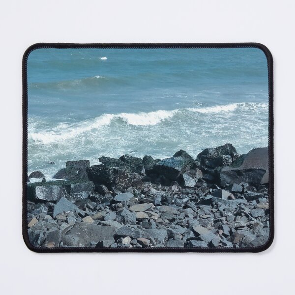 Item preview, BLUE BEACH WAVES - PONDICHERRY designed and sold by VINU-DESIGNS.