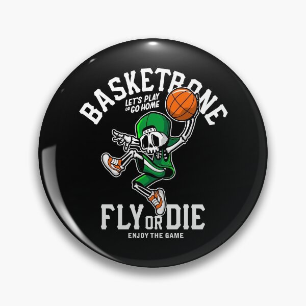 Item preview, Skull Art  Digital Style Basket Bone Skull Fly Or Die designed and sold by AEGMEDIA.