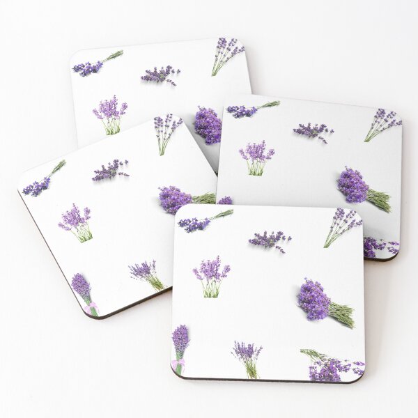 Item preview, Mixed Lavender Flowers Bunches. Cute Purple Lavender Floral Botanical Garden Print designed and sold by silviaol.