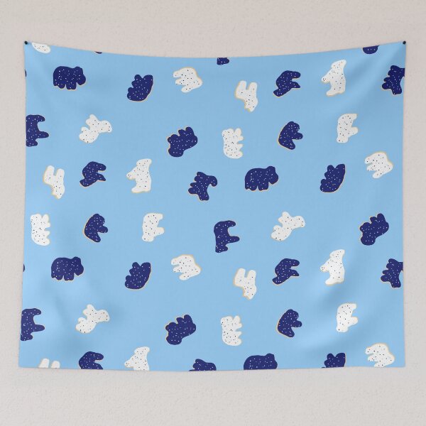 Item preview, Blue Frosted Animal Crackers 2 designed and sold by orrange.