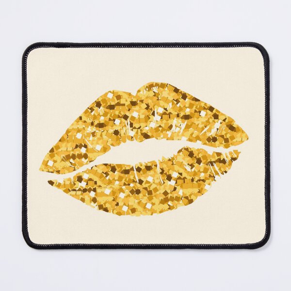Item preview, Gold Lips Pop Art designed and sold by newburyboutique.