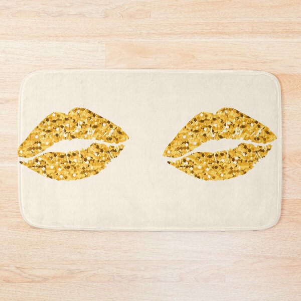 Item preview, Gold Lips Pop Art designed and sold by newburyboutique.