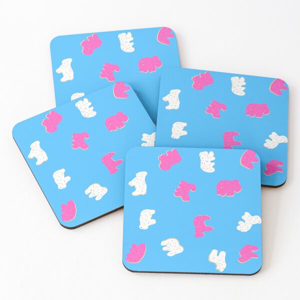 Item preview, Pink and Blue Frosted Animal Crackers designed and sold by orrange.