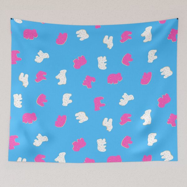 Item preview, Pink and Blue Frosted Animal Crackers designed and sold by orrange.