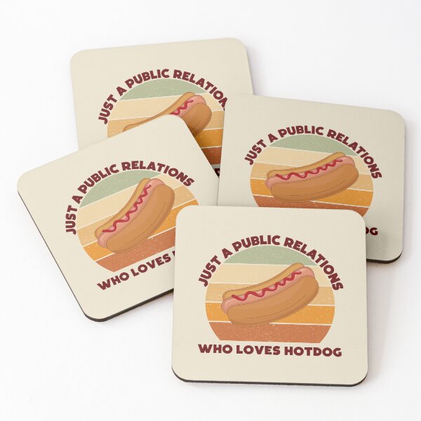 Item preview, Just a public relations who loves hotdog, dark text, funny hotdog lover public relations job title, manager , specialist , officer designed and sold by SGS-.